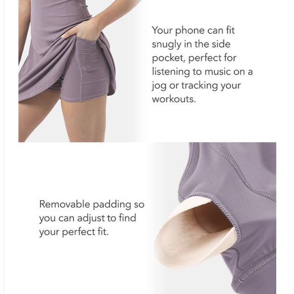 Halara Pink Euphoria Dress — Small - Picture 5 of 5